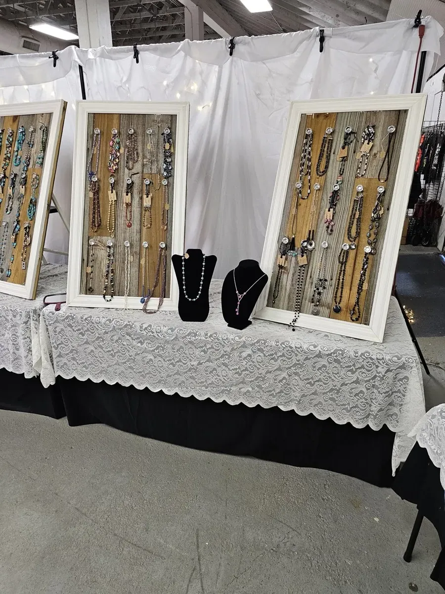 Additional display cases with jewelry