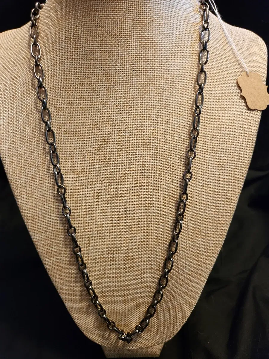 Handcrafted chain link necklace